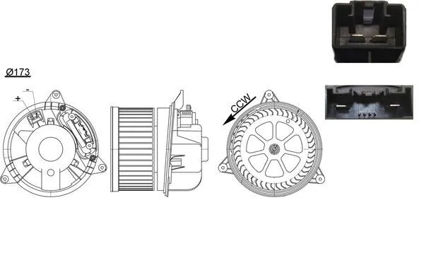 Ventilator habitaclu