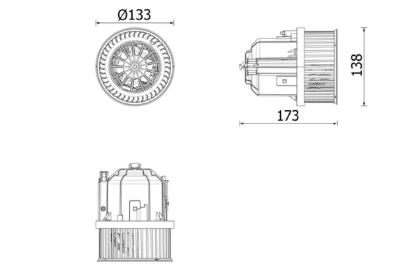 Ventilator, habitaclu