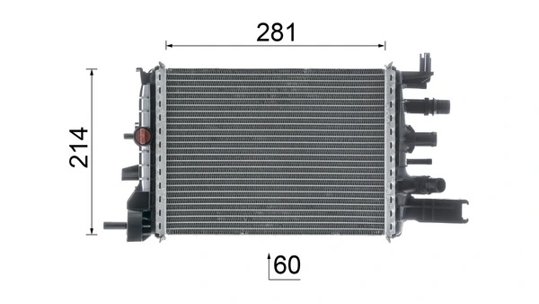 Radiator racire motor