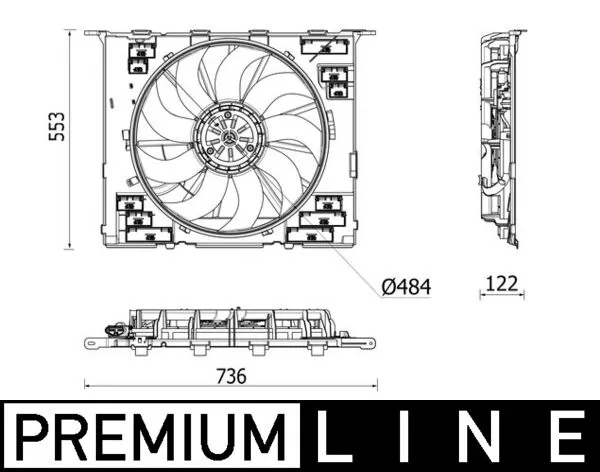 Ventilator radiator racire