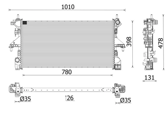 Radiator, racire motor