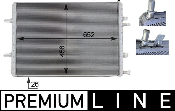 Radiator temperatura scazuta intercooler