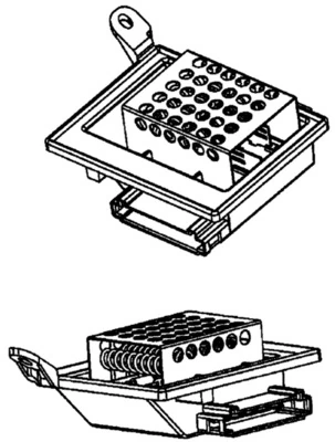 Rezistor ventilator habitaclu