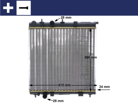 Radiator racire motor