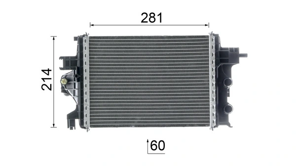 Radiator racire motor