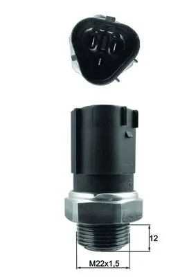 Comutator temperatura ventilator radiator