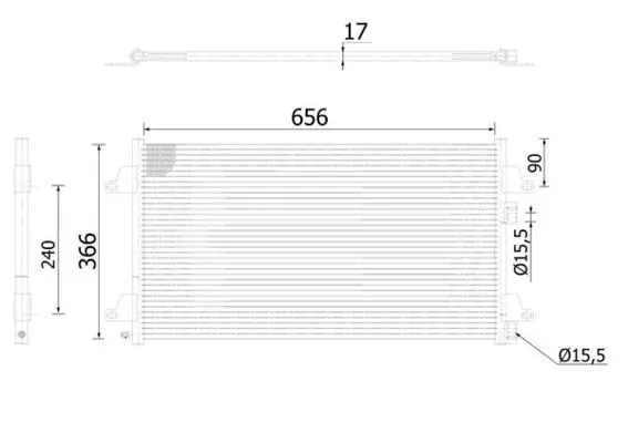 Radiator climatizare