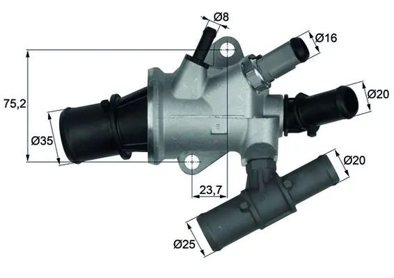 Termostat,lichid racire