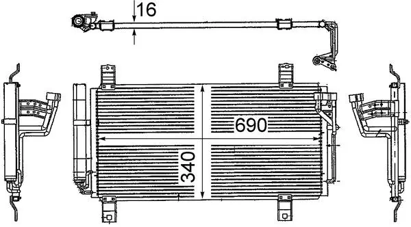 Radiator climatizare