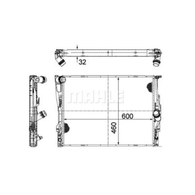 Radiator racire motor