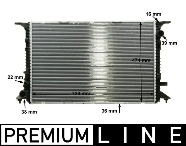 Radiator racire motor