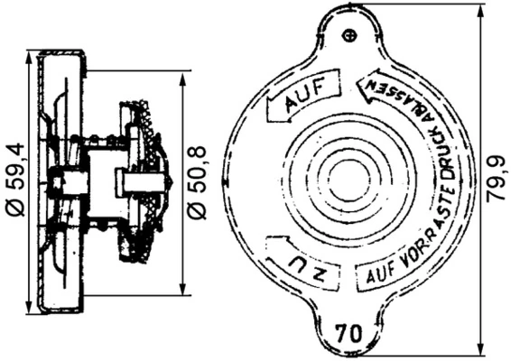 Buson radiator