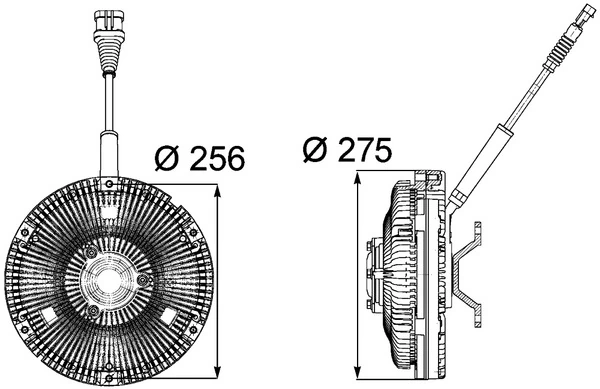 Cupla ventilator radiator