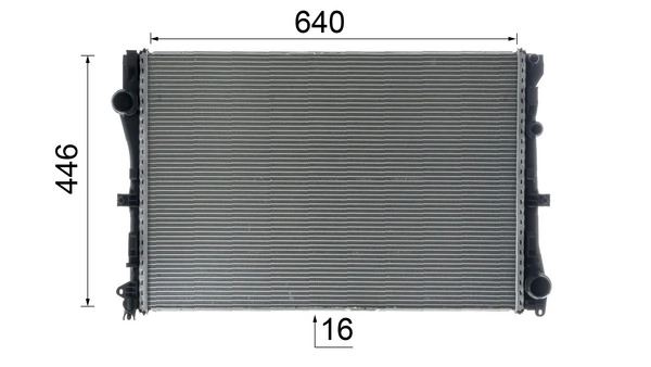 Radiator racire motor
