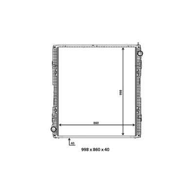 Radiator racire motor