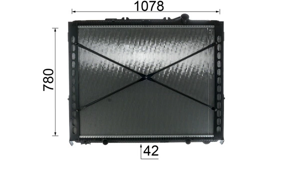 Radiator racire motor