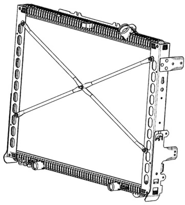 Radiator racire motor