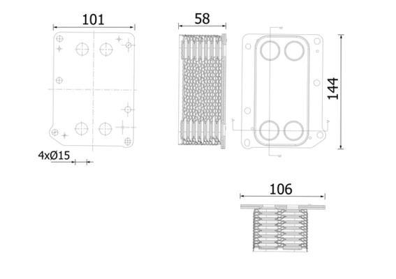 Radiator ulei / termoflot