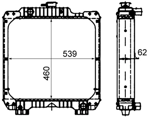 Radiator racire motor