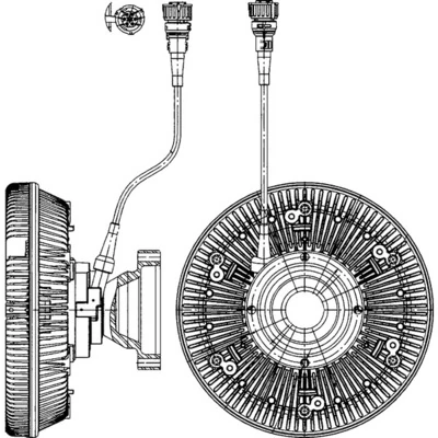 Cupla ventilator radiator