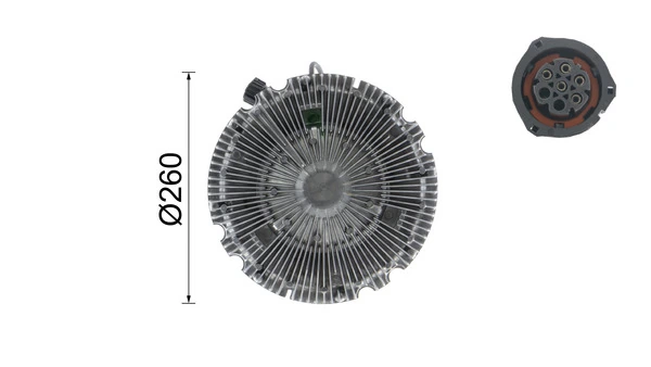 Cupla ventilator radiator