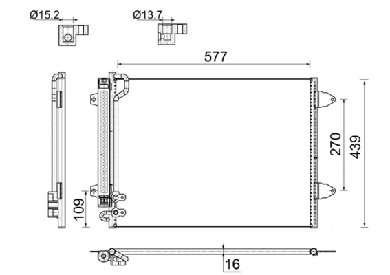 Radiator climatizare
