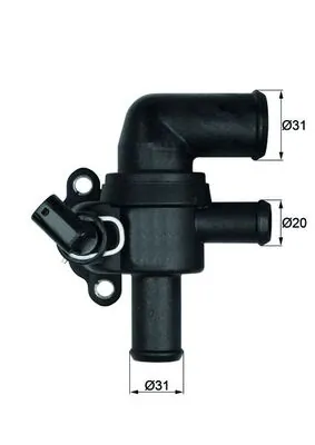 Termostat lichid racire