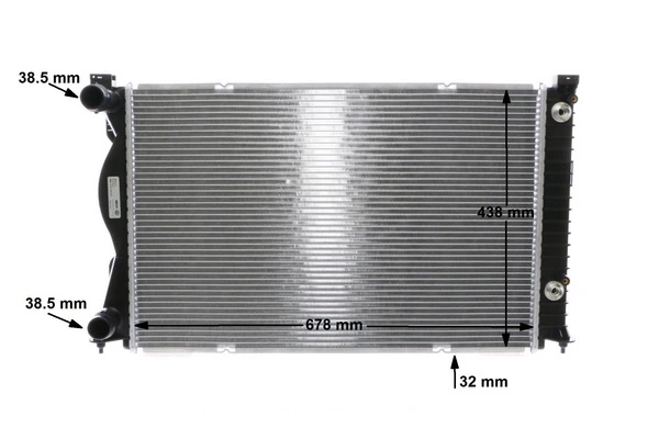 Radiator racire motor