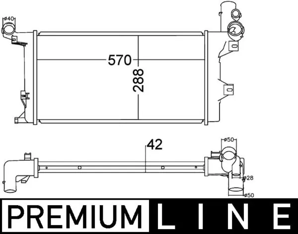 Radiator racire motor