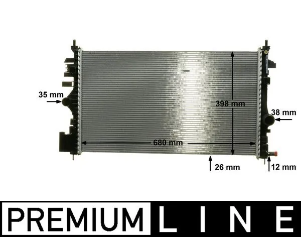 Radiator racire motor