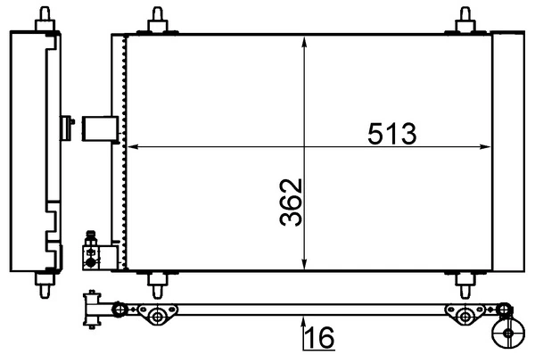 Radiator climatizare