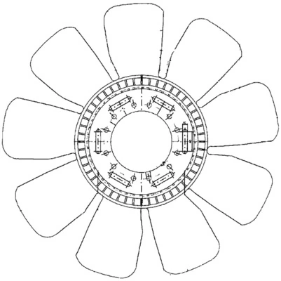 Paleta ventilator racire motor