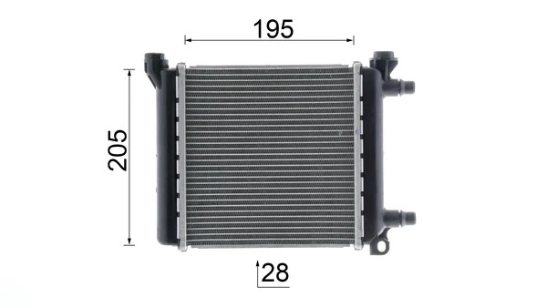Radiator racire motor