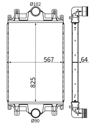 Ventilator radiator racire