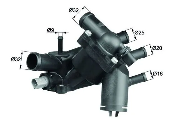 Termostat lichid racire