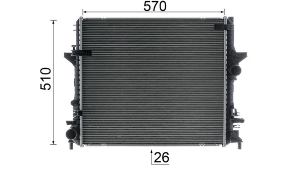 Radiator racire motor