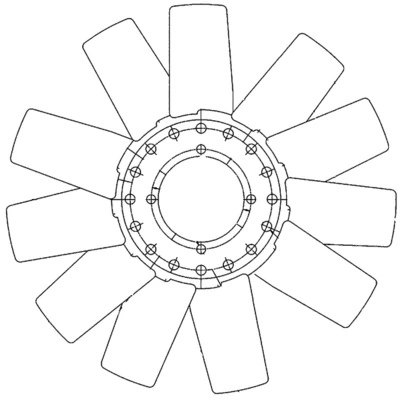 Paleta ventilator racire motor