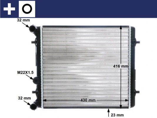 Radiator racire motor