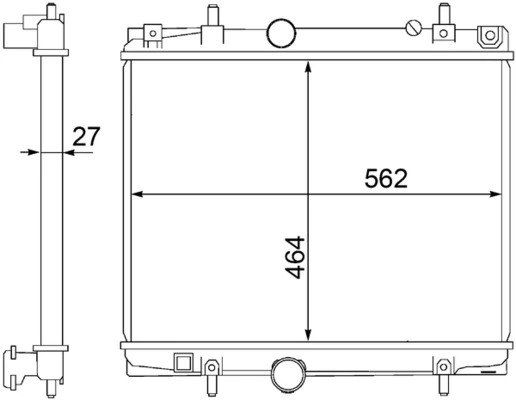 Radiator racire motor