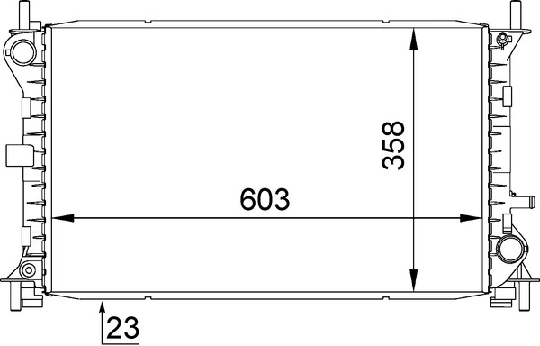 Radiator racire motor