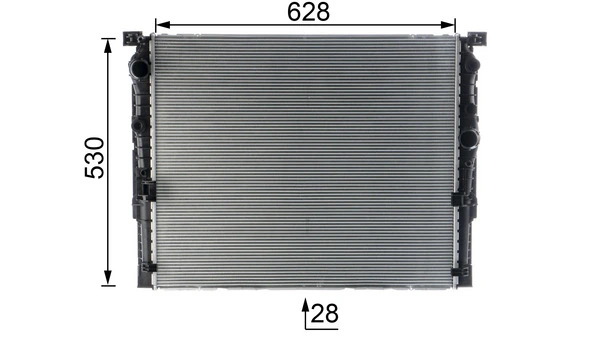 Radiator racire motor