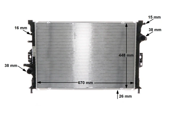 Radiator racire motor