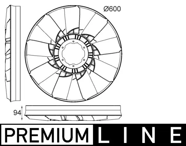 Paleta ventilator racire motor