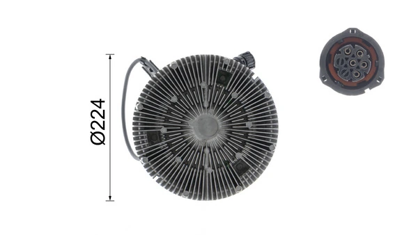 Cupla ventilator radiator