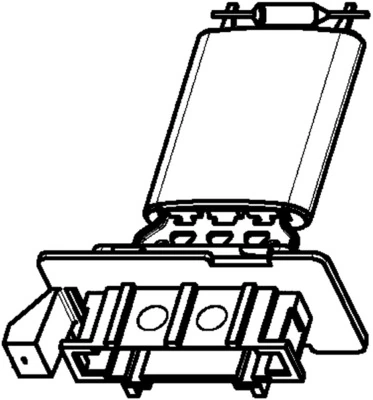 Rezistor ventilator habitaclu