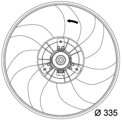 Ventilator radiator racire
