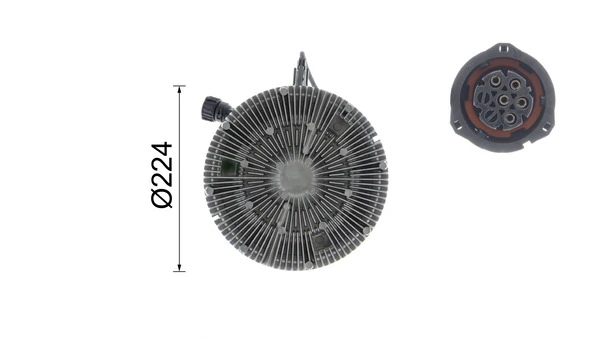 Cupla ventilator radiator