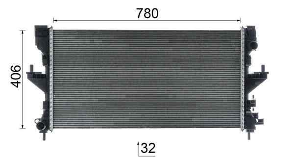 Radiator racire motor