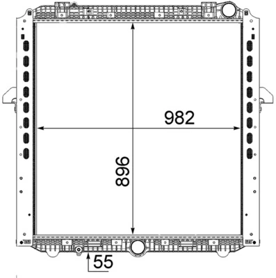 Radiator racire motor