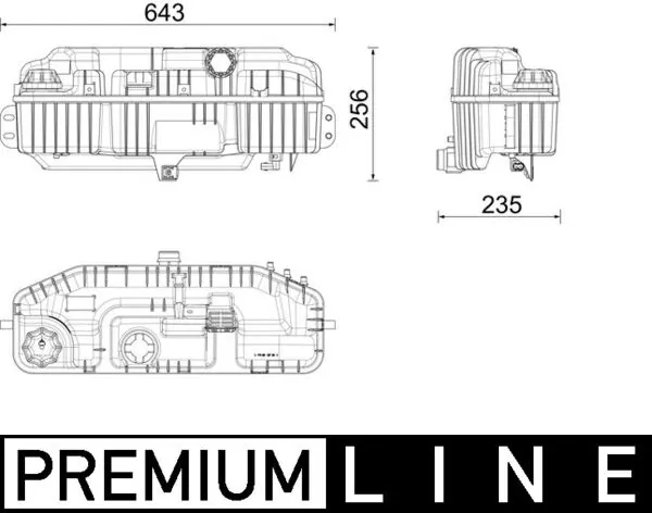 Vas expansiune lichid racire